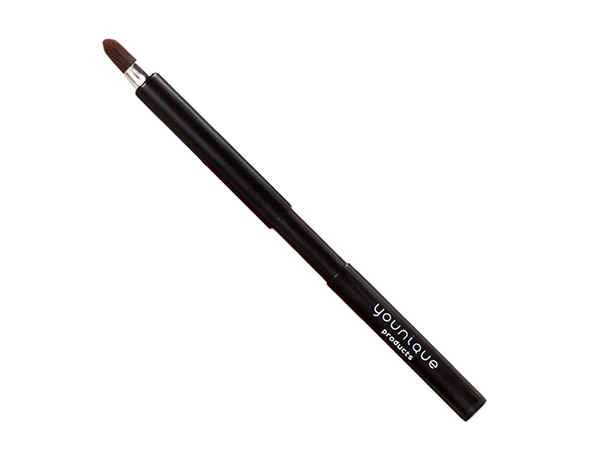 Brush on color with a retractable, fine-tipped lip brush